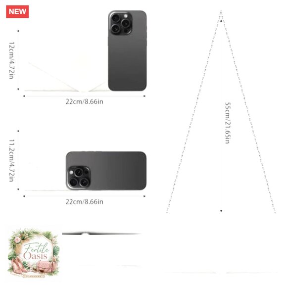 Vegan Leather Envelope Clutch with Detachable Chain Strap Elegant Evening Bag - Picture 6 of 7